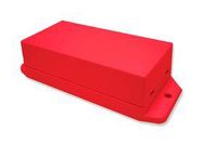 UTILITY BOX ENCLOSURE, ABS, RED