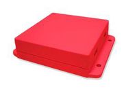 UTILITY BOX ENCLOSURE, ABS, RED