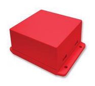 UTILITY BOX ENCLOSURE, ABS, RED