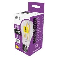 LED Bulb Filament A60 / E27 / 3.4 W (40 W) / 470 lm / neutral white, EMOS