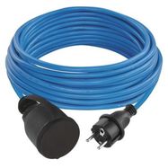 Weatherproof Extension Cord 10 m / 1 socket / blue / PVC / 230 V / 1,5 mm2, EMOS