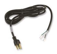 POWER CORD, NEMA 5/15P-FREE END, 9FT