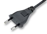 POWER CORD, CEE 7/16-IEC C7, 5.906FT