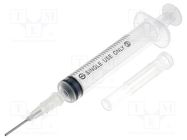 Syringe; 3ml; Luer Lock; Kit: needle GOLDTOOL