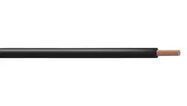 FLEX WIRE, H05V-K, 1MM2, BLACK, 100M