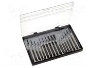 Kit: screwdrivers; precision; bag; 16pcs. GOLDTOOL