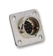 CIRCULAR CONNECTOR, RCPT, 10POS, PANEL