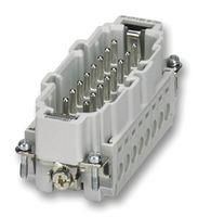 RECTANGULAR MALE INSERT, 16POS, SCREW