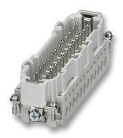 RECTANGULAR MALE INSERT, 24POS, SCREW