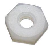 HEX NUT, 6-32 UNC, NYLON 6.6, NATURAL