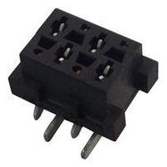 CONNECTOR, RCPT, 4POS, 2ROW, 1.27MM