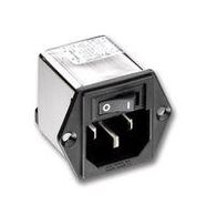 POWER ENTRY CONN, PLUG, 1A/250V, FLANGE