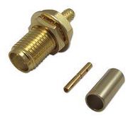 RF COAXIAL, SMA JACK, 50 OHM, CRIMP