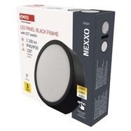 LED surface luminaire NEXXO, round, black, 12.5W, with change CCT, EMOS