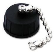 CAP W/ CHAIN, PLASTIC, USB-B FIELD RCPT