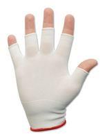 CLEANROOM HALF FINGER GLOVE LINER, NYLON