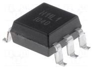 Optocoupler; SMD; Ch: 1; OUT: Schmitt trigger; SMD6; H11L1 ISOCOM