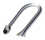 SENSOR CORD, 6P, M8 PLUG-FREE END, 0.5M