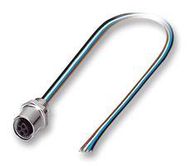 SENSOR CORD, 4P, M5 RCPT-FREE END, 0.5M