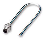 SENSOR CORD, 4P, M5 PLUG-FREE END, 0.5M