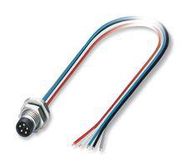 SENSOR CORD, 5P, M8 PLUG-FREE END, 0.5M