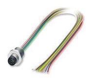 SENSOR CORD, 8P, M8 PLUG-FREE END, 0.5M