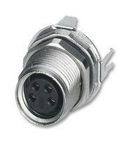 SENSOR CONNECTOR, M8, RCPT, 4P, PANEL