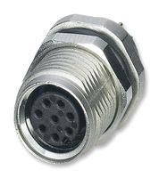 SENSOR CONNECTOR, M8, RCPT, 8P, PANEL