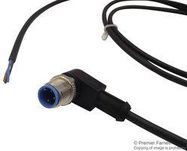 SENSOR CORD, 3P, M12 PLUG-FREE END, 1.5M