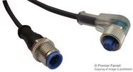 SENSOR CORD, 3P, M12 RCPT-PLUG, 1.5M