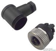 SENSOR CONNECTOR, M12, RCPT, 5POS, CABLE