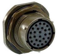 CIRCULAR CONNECTOR, RCPT, 10-6, JAM NUT