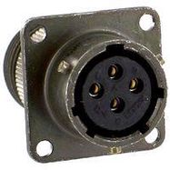 CIRCULAR CONNECTOR, RCPT, 16S-1, FLANGE