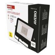 LED Floodlight AVENO 20W black, neutral white, EMOS