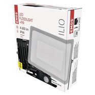 LED Floodlight ILIO with motion sensor, 51W, black, neutral white, EMOS