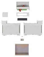 ELECTRONIC HOUSING, DIN RAIL, PC, GREY