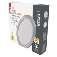 LED recessed luminaire NEXXO, round, silver, 18W, with change CCT, EMOS