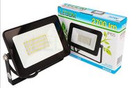 LED floodlight, 30W SMD, neutral white, 230Vac, IP65, black, LEDOM