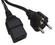 POWER CORD, CEE 7/7 PLUG-IEC C19, 2M