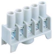 TERMINAL BLOCK, 5 POLE, UP TO 4MM SQ