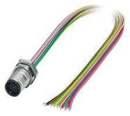 SENSOR CORD, 12P, M12 PLUG-FREE END