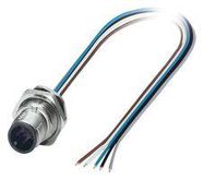 SENSOR CORD, 5P, M12 PLUG-FREE END, 0.5M