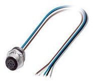 SENSOR CORD, 5P, M12 RCPT-FREE END, 0.5M