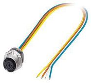 SENSOR CORD, 4P, M12 RCPT-FREE END, 0.5M