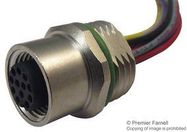 SENSOR CORD, 12P, M12 RCPT-FREE END