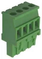 TERMINAL BLOCK, PLUGGABLE, 4POS, 16AWG