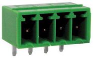 TERMINAL BLOCK, HEADER, 4POS, TH