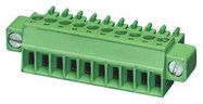 TERMINAL BLOCK, PLUGGABLE, 12POS, 16AWG