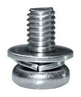 SCREW, PAN HEAD PHILLIPS, STEEL, M4, 8MM