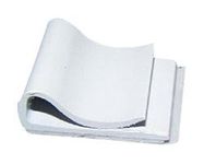 CABLE CLAMP, ADHESIVE FLAT, PVC, GREY